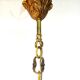 3-Light Bronze Chandelier