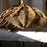 Wicker log basket