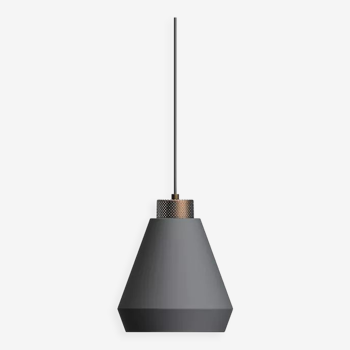 Pendant lamp edge m graphite structure ⌀25cm herstal