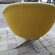 60s design swivel shell chair