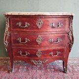 Commode en marqueterie style louis XV
