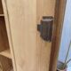 Parisian wardrobe in raw wood