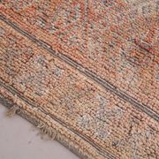 Peach Vintage Moroccan Rug 203 x 302 cm - Berber Wool Rug - Handmade Rug