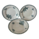 Set of 3 deep plates Terre de Fer St Amand bouquet