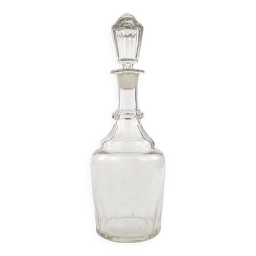 Art Deco carafe, crystal, Sweden, 1950s