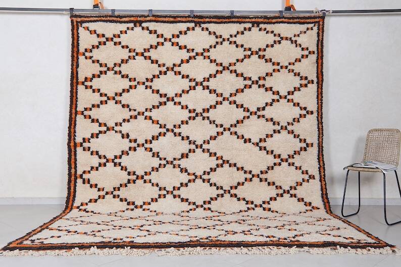 Cream Moroccan Rug - Berber Rug 150/250cm