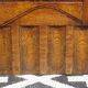 Ancien buffet en chêne et marbre, époque et style Art Déco