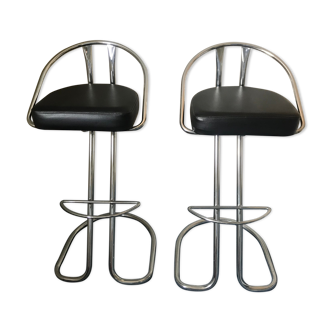 Chrome bar stool