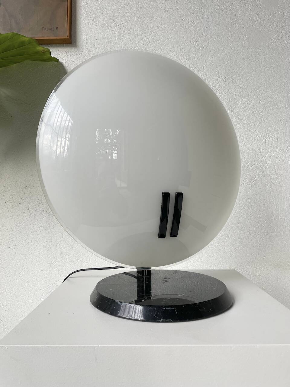 “La Perla” desk lamp by Bruno Gecchelin for Oluce 1980
