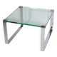 Glass and Chrome Coffee Table Model 1022 Classic by Draenert, 1990s