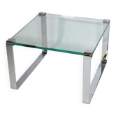 Glass and Chrome Coffee Table Model 1022 Classic by Draenert, 1990s