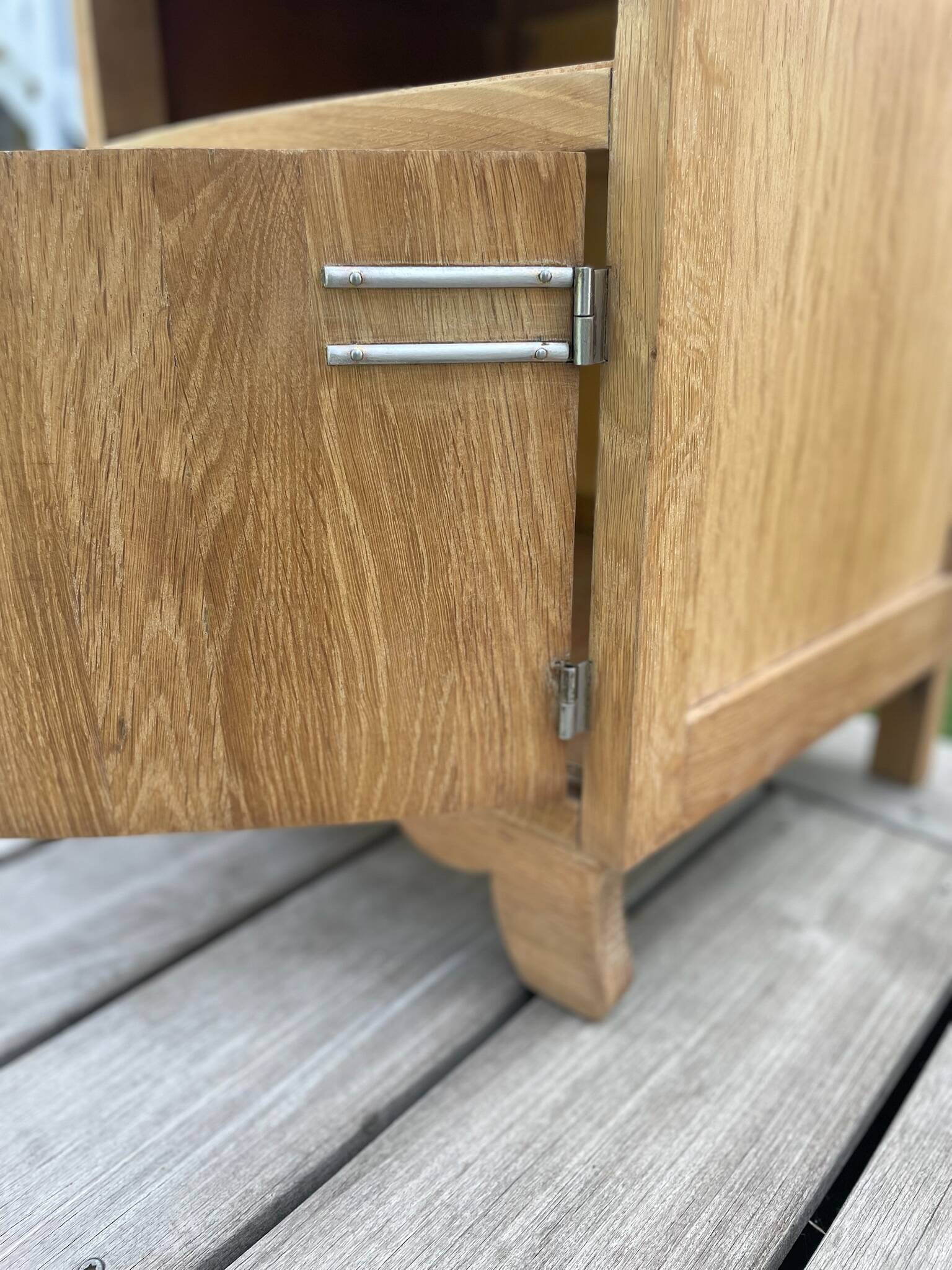 Nightstand Oak and marble