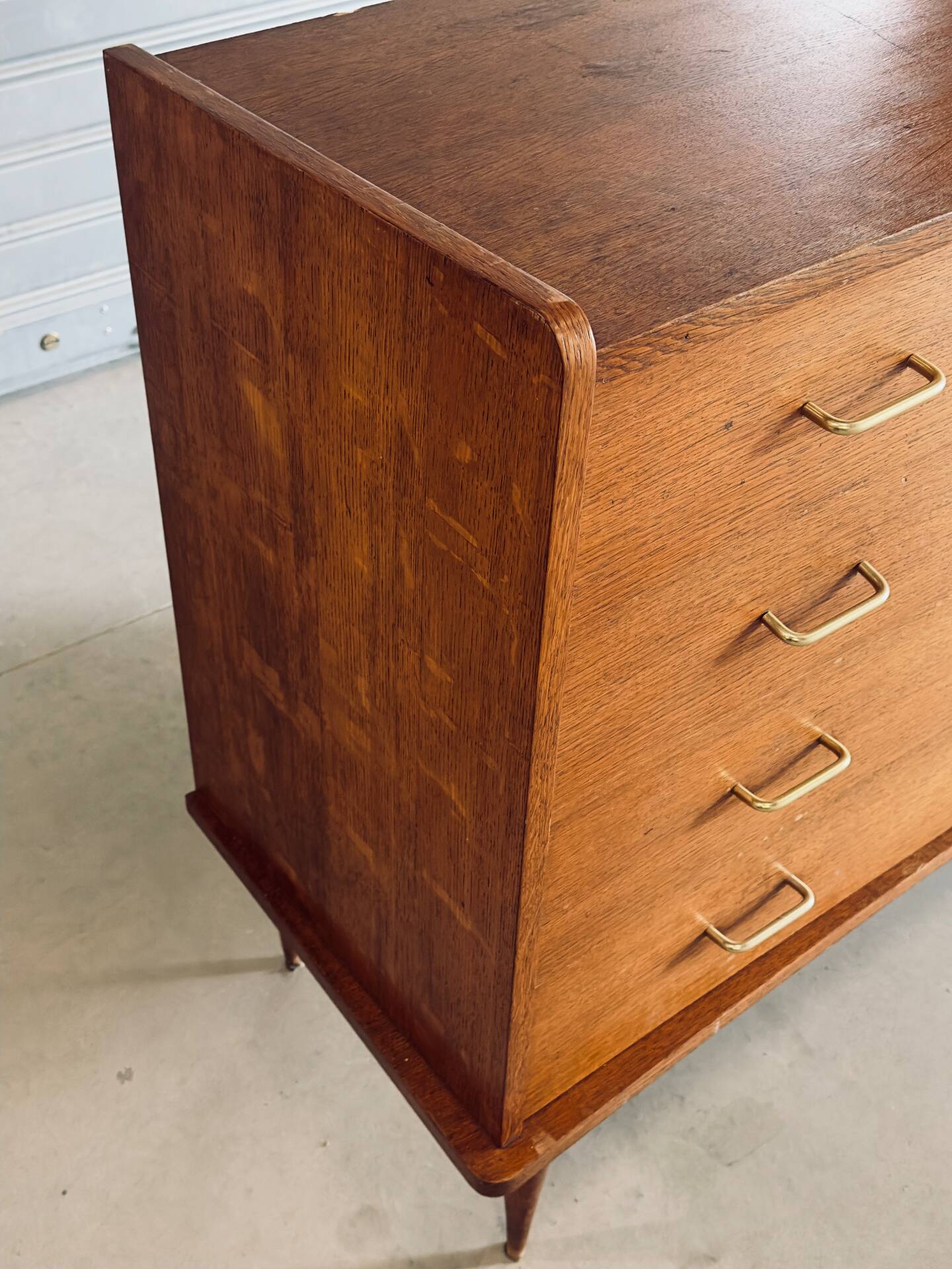 Vintage Scandinavian chest of drawers with 4 drawers