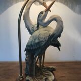Herons lamp, capodimonte G.Armani 1960/70