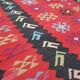 Tapis Kilim turc vintage tissé main