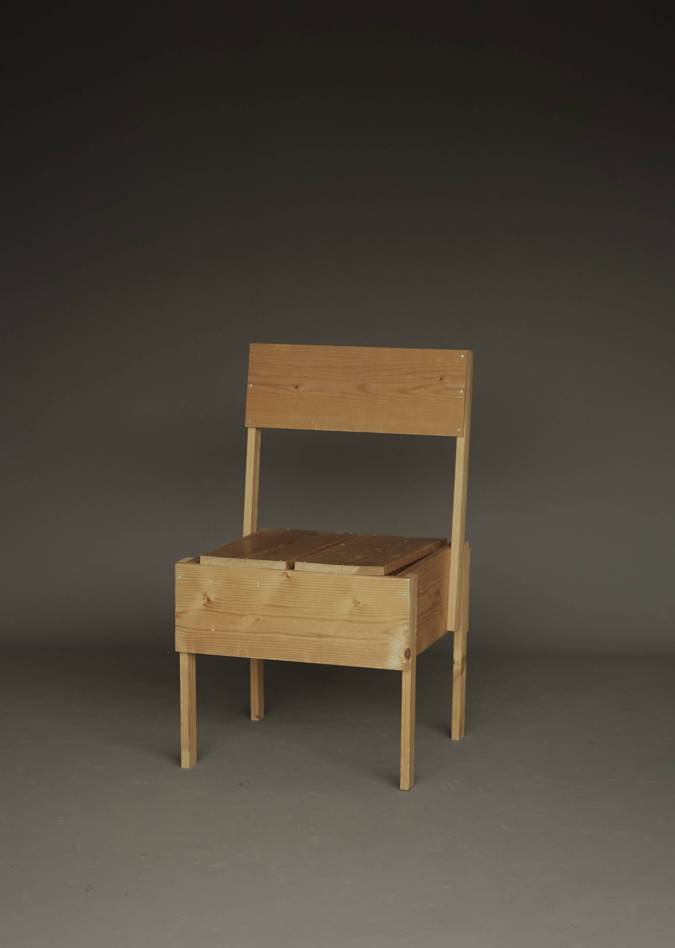 1990s Autoprogettazione Sedia 1 Chair in the style of Enzo Mari