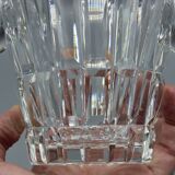 Very beautiful crystal champagne bucket signed st louis or baccarat