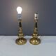 A set of beautiful table lamps in brass from Danish Frandsen Lighting 1980s