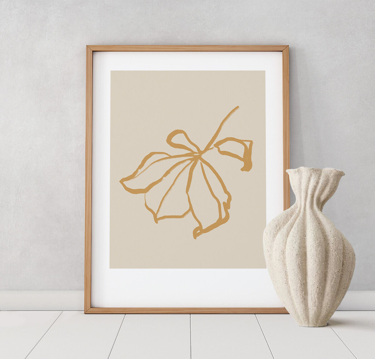 Botanical illustration giclee print, 50x70