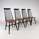 Set of 4 Fanett style Dining Chairs  1960s