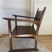 Fauteuils art déco  en bois