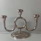 Vintage chrome candlestick