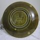 Plate in slip Gien decoration " castle of Gien "