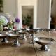Set of 16 vintage stainless steel dessert cups