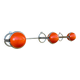 Space Age Chrome and Wood Wall Coat Rack 1970s