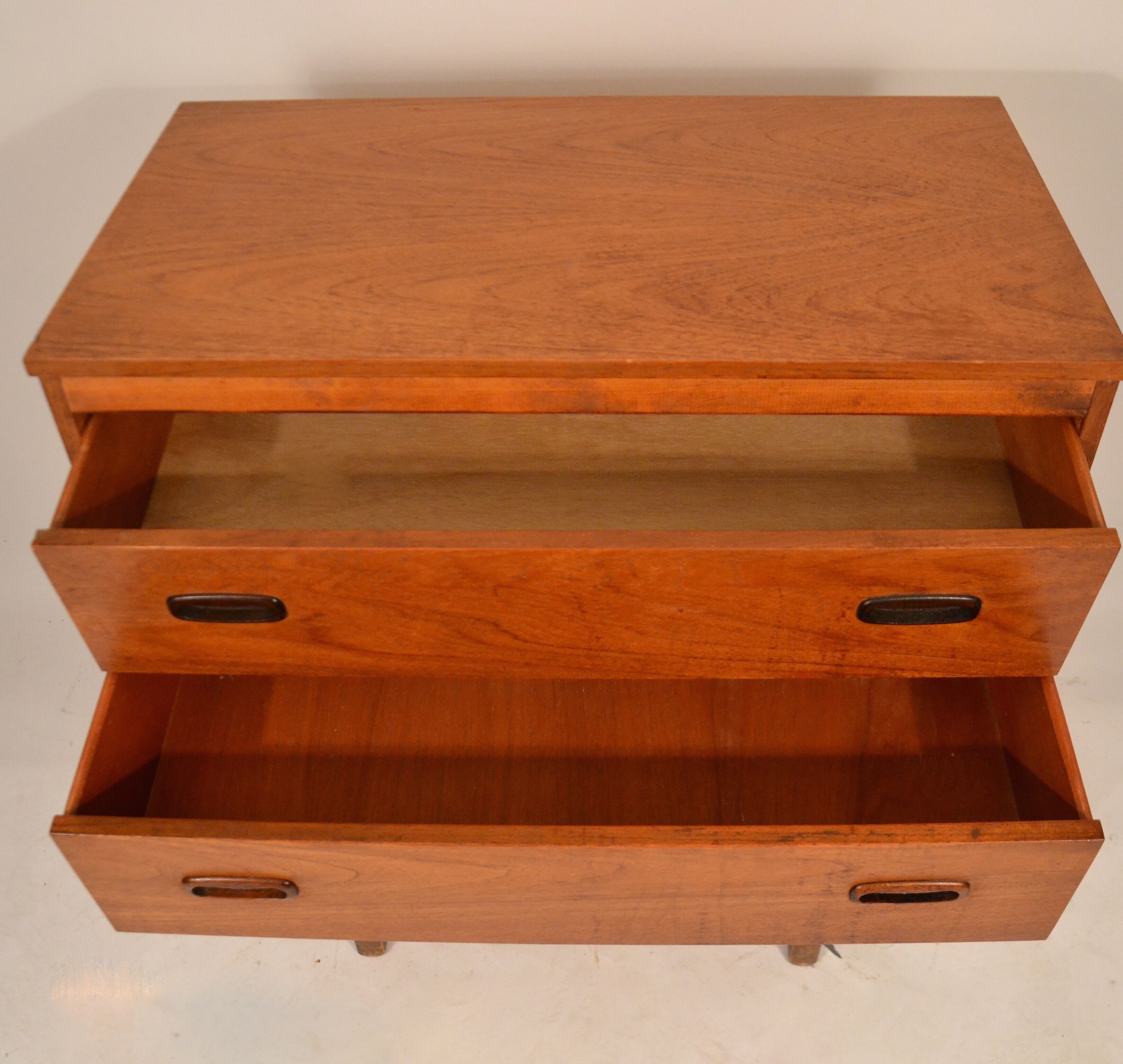 Scandinavian teak chest of drawer 60s