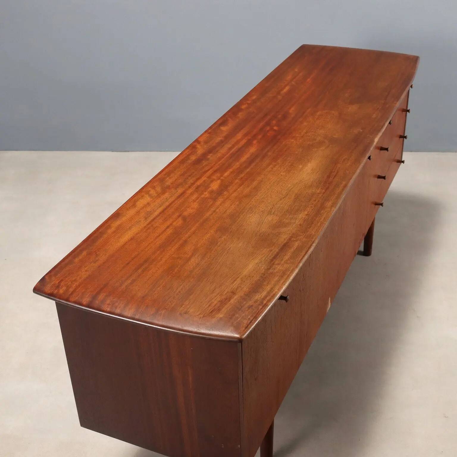 Vintage teak enfilade, Italian design, 1960s.