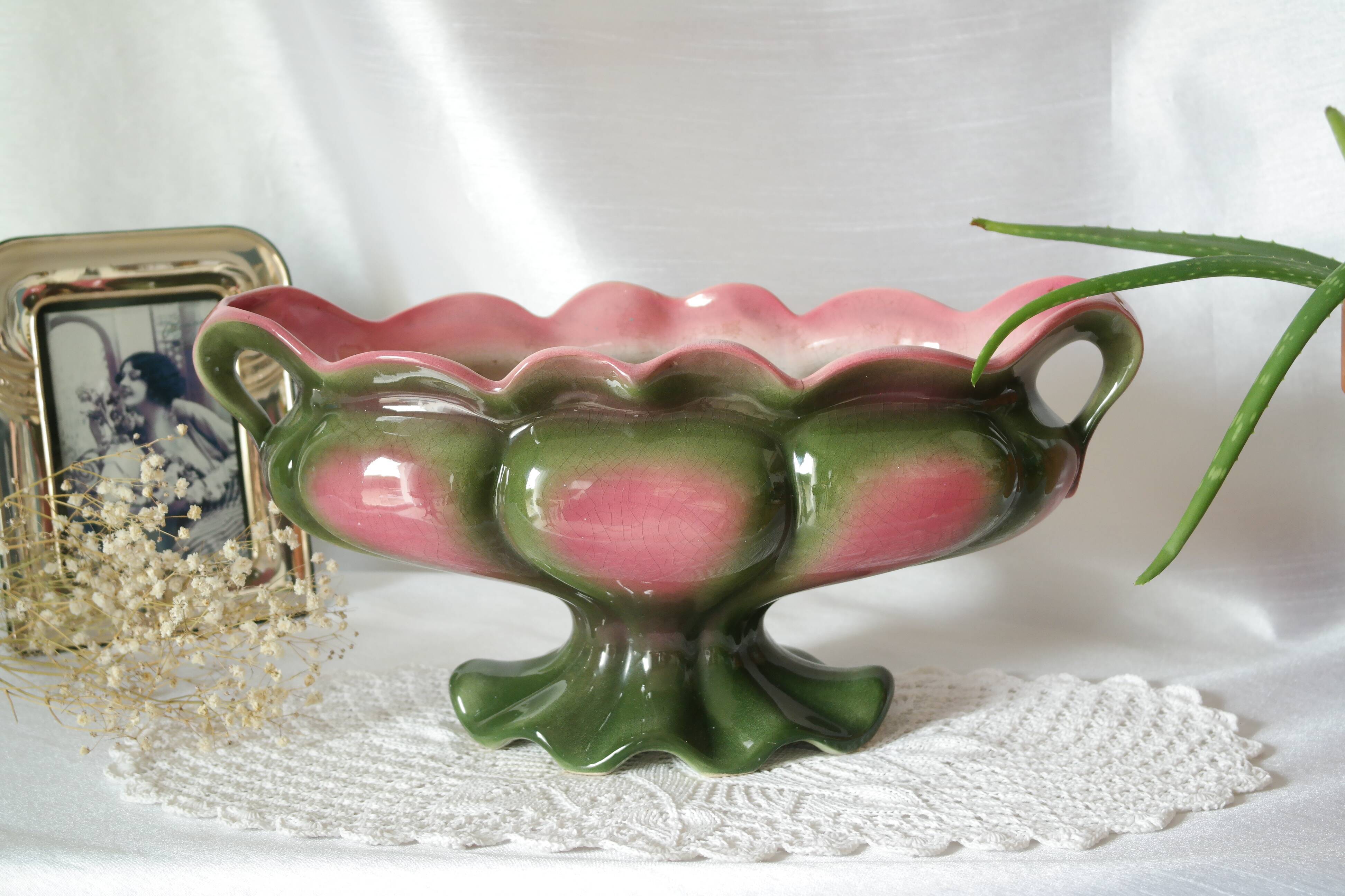 Orchies art deco slip planter