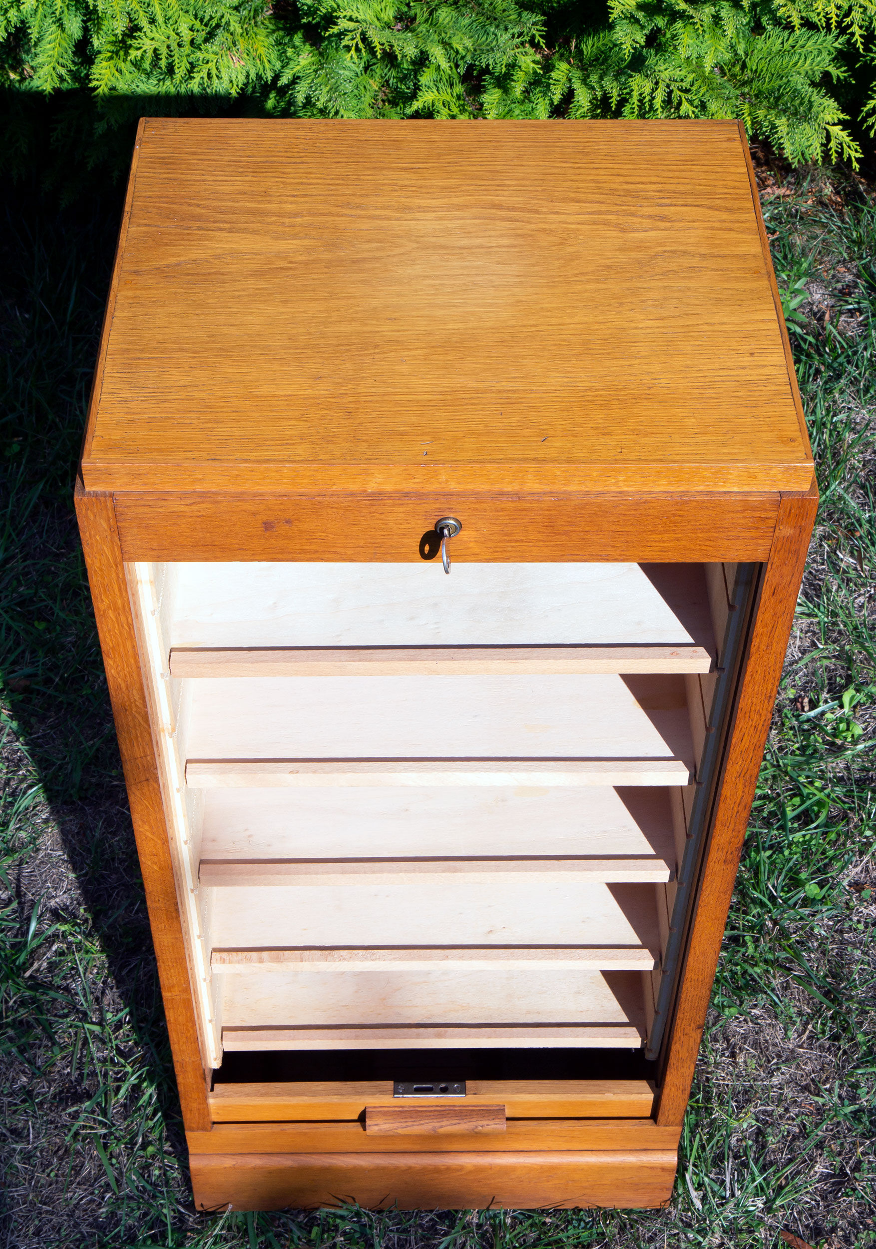 Old oak curtain binder, 40s-50s