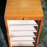 Old oak curtain binder, 40s-50s