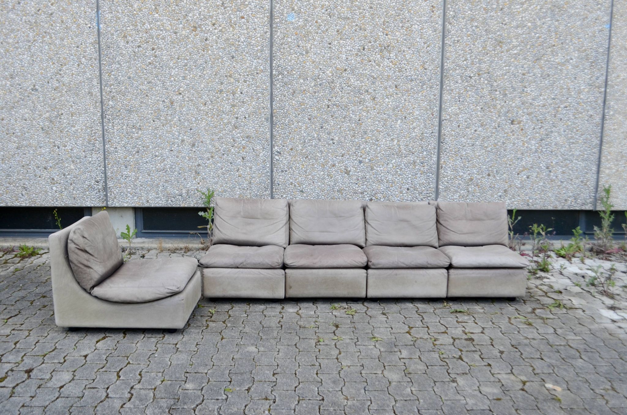 Canapé en cuir modulaire Walter Knoll