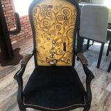 Restored Voltaire armchair