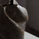 Large stoneware floor vase in ceramic by Danish artist Ole Victor, 2022.