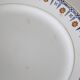 Round dish and flat Terre de Fer, Saint Amandinoise, 1930