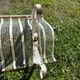 Public bench, street furniture, wrought iron garden bench