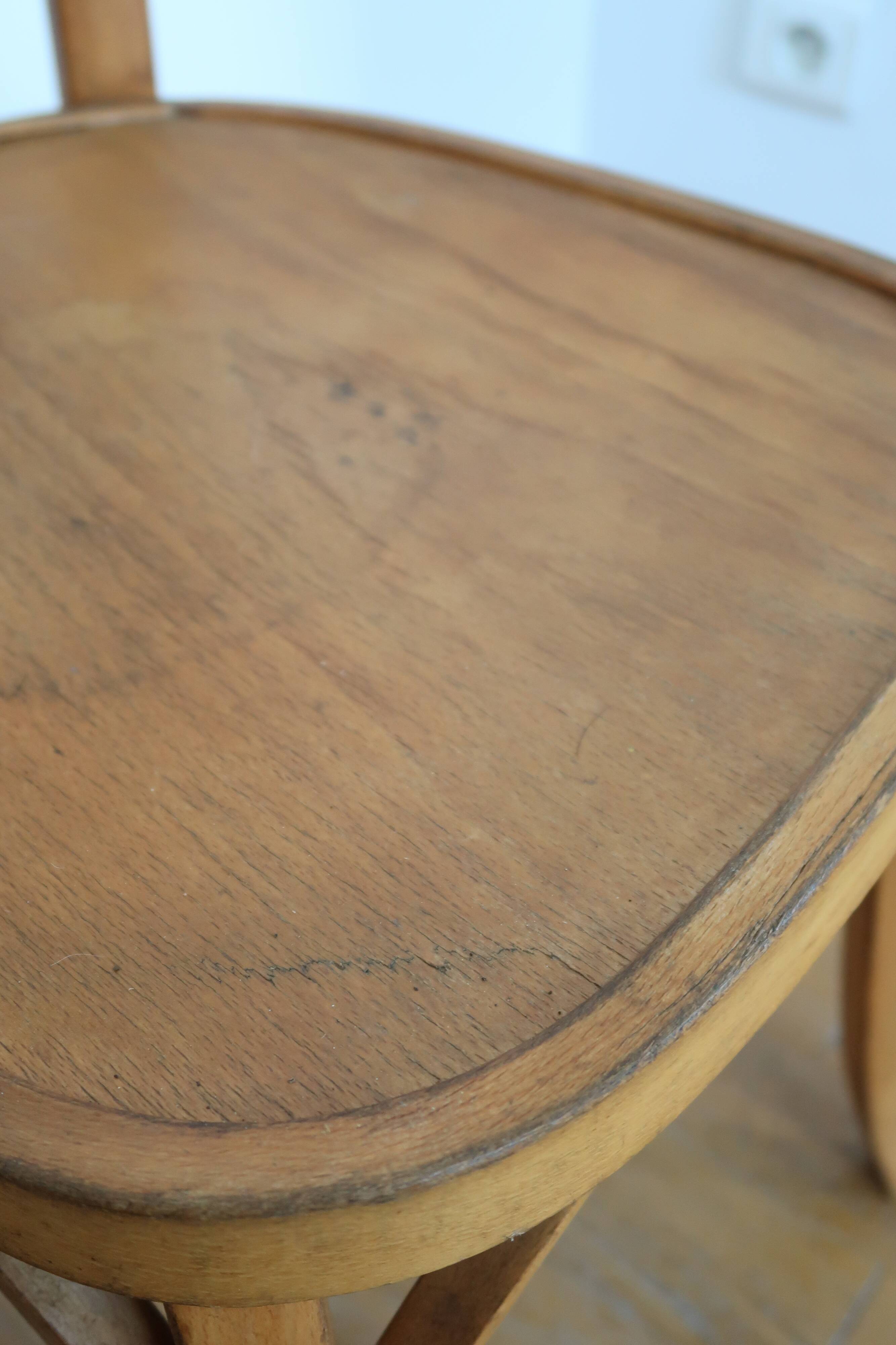4 vintage bistro chairs