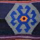 Tapis couloir kilim Oushak à tissage plat 58x268 cm