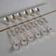 12 tablespoons metal argente orfevre frionnet francois