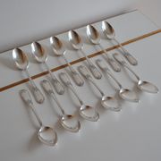 12 tablespoons metal argente orfevre frionnet francois