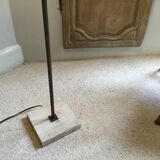 Wooden floor lamp