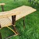 Chaise longue en rotin 60'