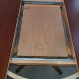 Table ronde extensible baumann en merisier