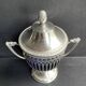 Drageoir, jam maker – Silver metal and blue crystal
