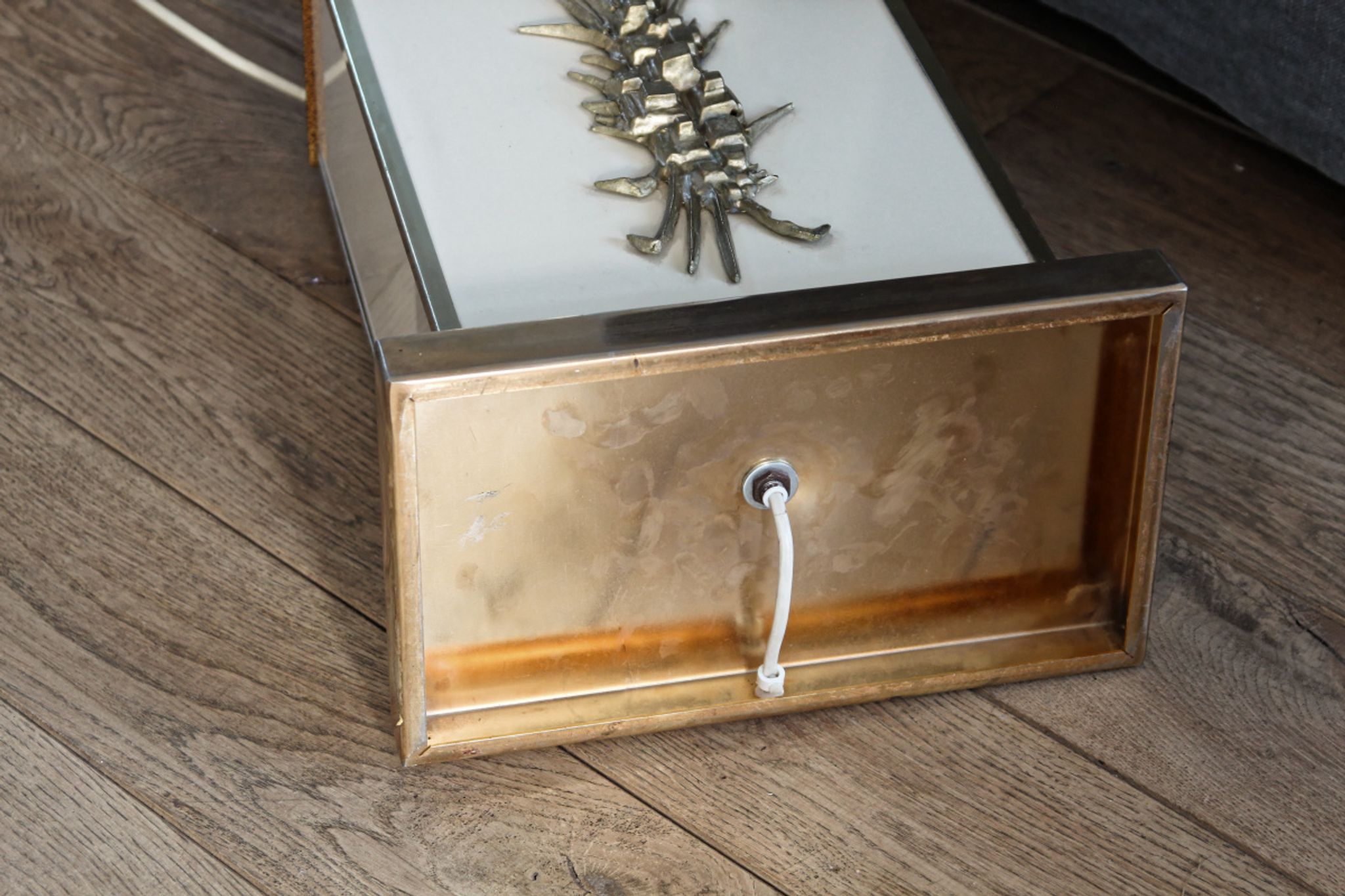 Pied de lampe vintage années 80