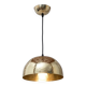 Hammered Brass Dome Pendant Light Industrial Chic Style