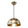 Hammered Brass Dome Pendant Light Industrial Chic Style